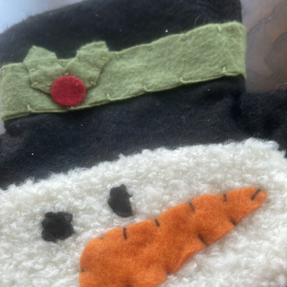 Candy Cane Holder Adventure Calendar Adorable Felt Snowman - Picture 4 of 13